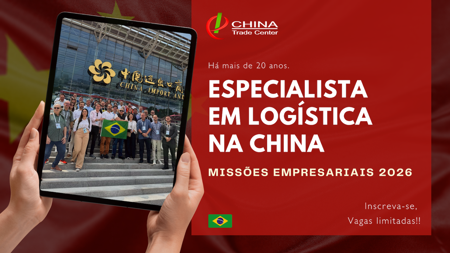 REPRESENTANTE OFICIAL CANTON FAIR, CHINA TRADE CENTER, IMERSÃO CHINA, MISSÃO CHINA, VIAGEM CHINA